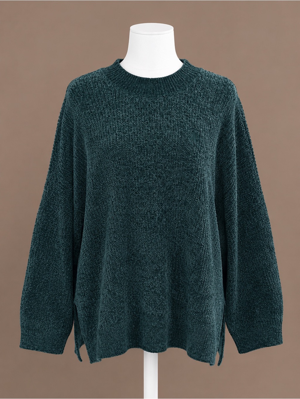 NWT PINK Victoria’s Secret Oversized, Chenille Sweater, Teal Green, Size Large🎁